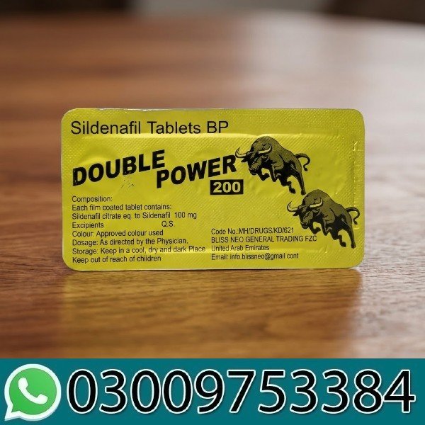 Double Power 200 Sildenafil Tablets in Pakistan