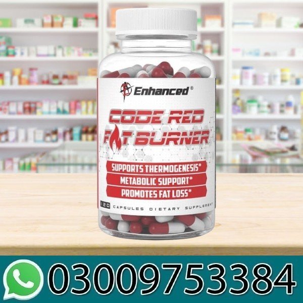 Enhanced Labs – Code Red Fat Burner Capsules in Pakistan
