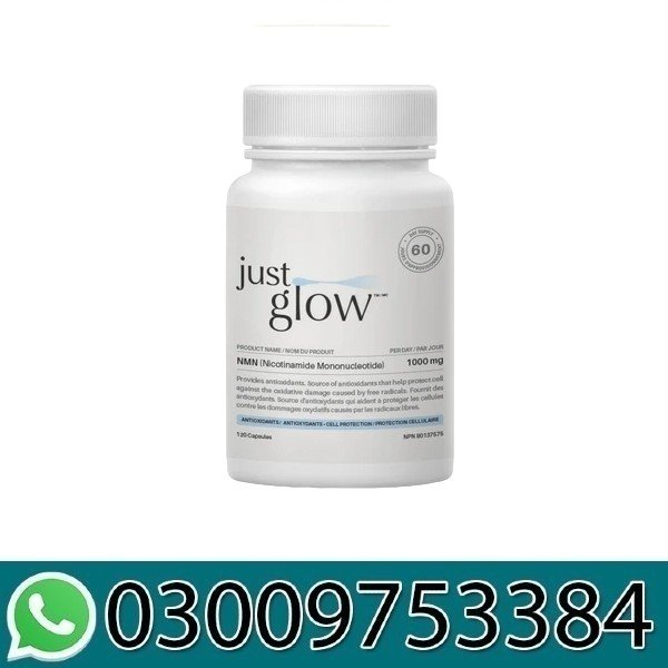 Just Glow NMN 1000mg, 120 Capsules In Pakistan
