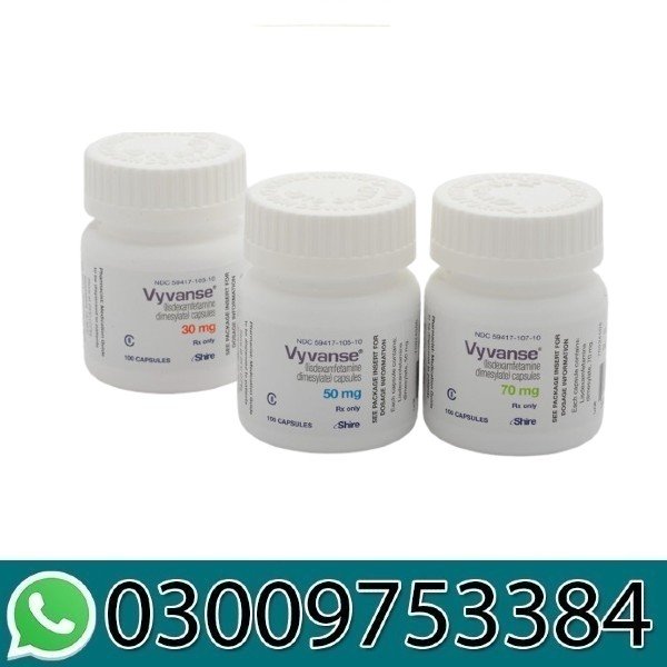 Lisdexamfetamine Vyvanse 30mg In Pakistan