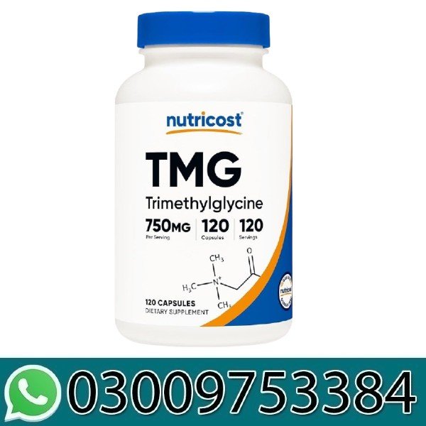 Nutricost TMG Trimethylglycine 750mg, 120 Capsules In Pakistan