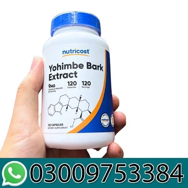 Nutricost Yohimbine HCl 5mg Pack of 2 - 240 Capsules in Pakistan