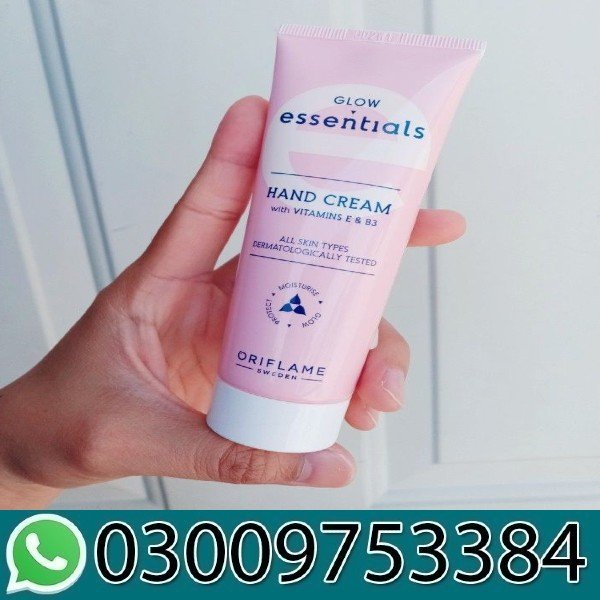 Oriflame Glow Essentials Hand Cream in Pakistan