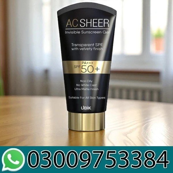 Ac Sheer Sunscreen Gel 50 Gm In Pakistan