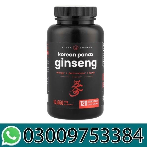 Korean Red Ginseng Capsules in Pakistan