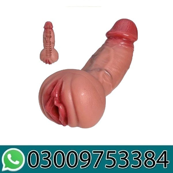 Premium Realistic Silicone Dual-Function Masturbation Toy