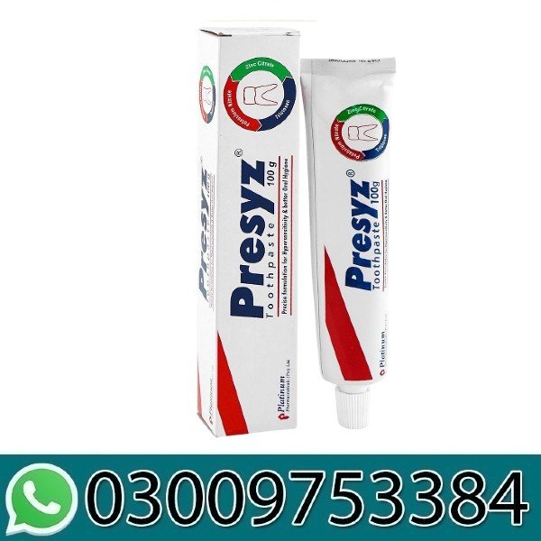 Presyz Toothpaste 100G Price in Pakistan