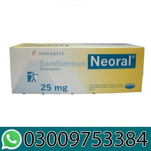 Sandimmun Neoral 25mg Tablets In Pakistan