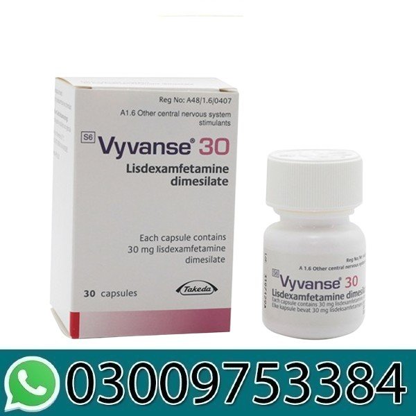 Lisdexamfetamine Vyvanse 30 Mg In Pakistan