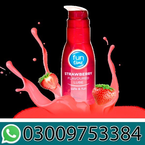 Fun Time Strawberry Flavoured Lube In Pakistan