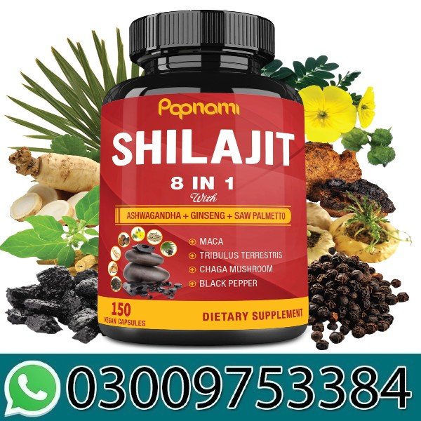 Papnami Shilajit 8 In 1 Capsules In Pakistan