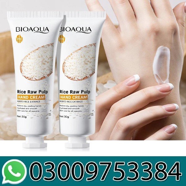 BIOAQUA Rice Raw Pulp Hand Cream Price In Pakistan