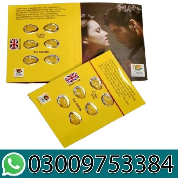Cialis Pack Of 6 Tablets In Pakistan
