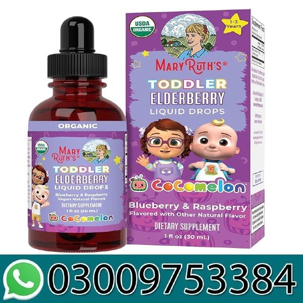 CoComelon Organic Toddler Elderberry Liquid Drops in Pakistan