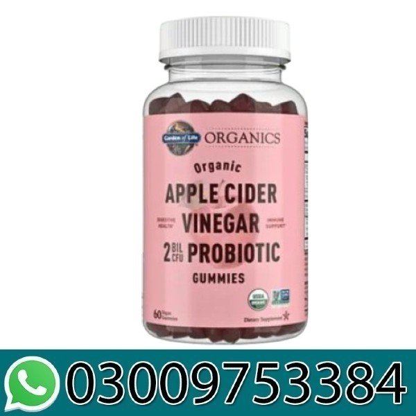 Curtin Life Organics Apple Cider Vinegar Probiotics Organic Gummies In Pakistan
