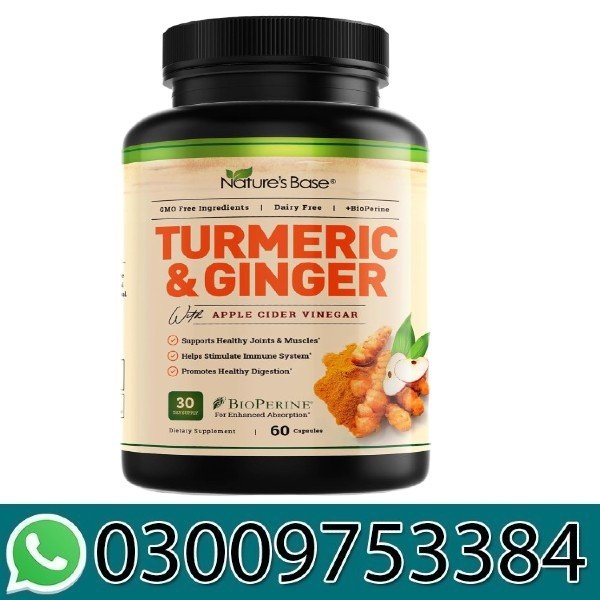 Nature's Base Turmeric Ginger Apple Cider Vinegar In Pakistan