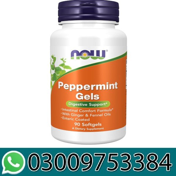 Now foods supplements peppermint gels with ginger in pakistan
