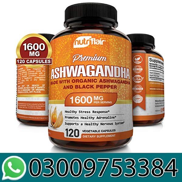 NutriFlair Organic Ashwagandha Root Extract in Pakistan
