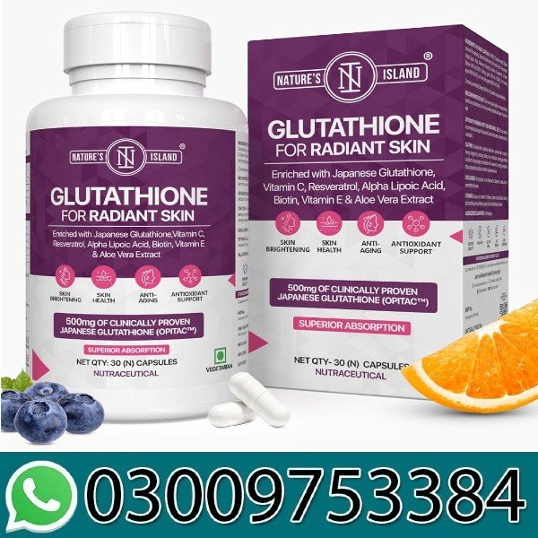 Nature's Island Japanese Glutathione 500mg Price in Pakistan