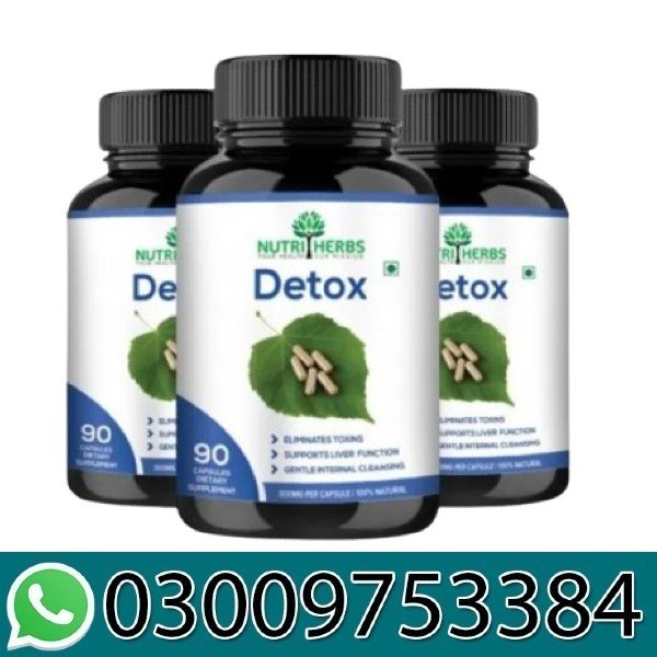 Nutriherbs Detox 800 Mg 60 Capsules In Pakistan
