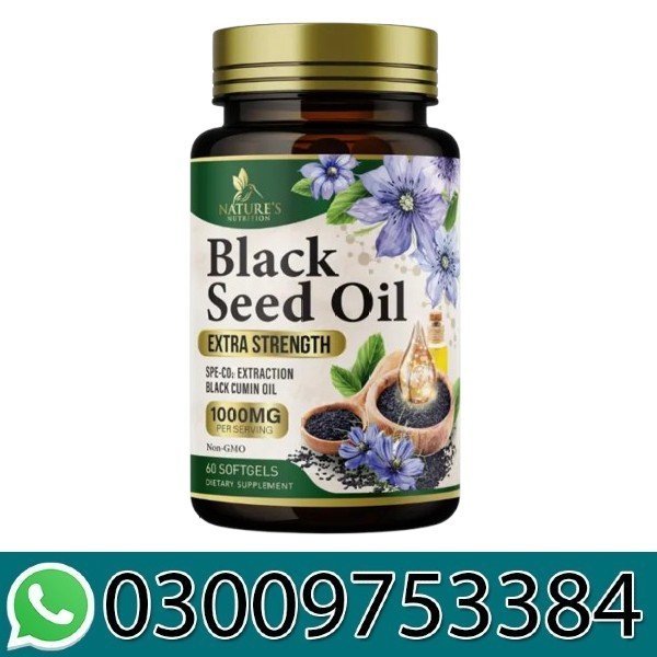 Premium Cold Pressed Black Seed Oil Capsules in Pakistan