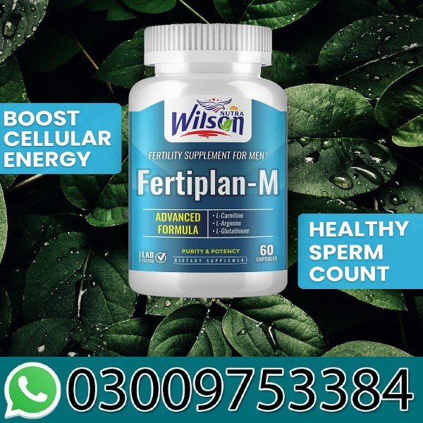 Wilson Nutra Fertiplan-M Fertility Supplements for Men in Pakistan