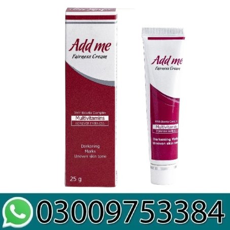 Add Me Fairness Cream 25g Price In Pakistan