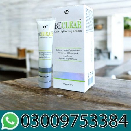 Be Clear Skin Whitening Skin Lightening Cream 30gm In Pakistan