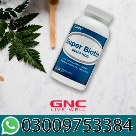 Gnc Super Biotin 6000 Mcg In Pakistan