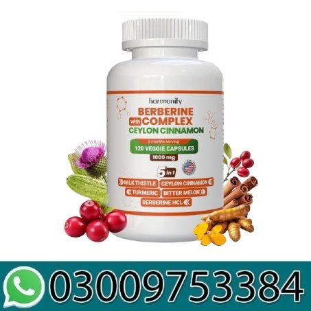 Harmonify Berberine with Ceylon Cinnamon Capsules In Pakistan