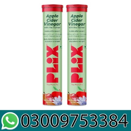 PLIX - THE PLANT FIX Probiotics+ Apple Cider Vinegar Effervescent Tablets