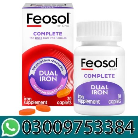 Feosol Complete Iron Supplement Caplets Bifera in Pakistan
