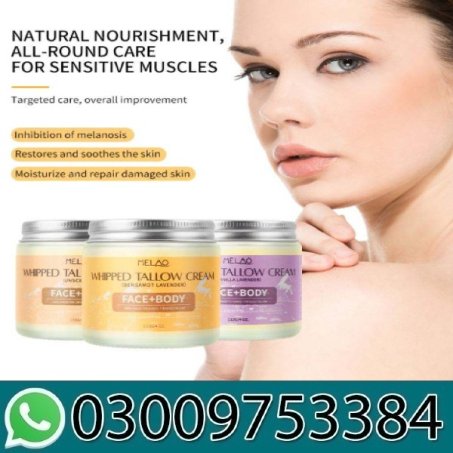 Organic Grass Fed Beef Raw Honey Moisturizing Facial Cream for Soft In Pakistan