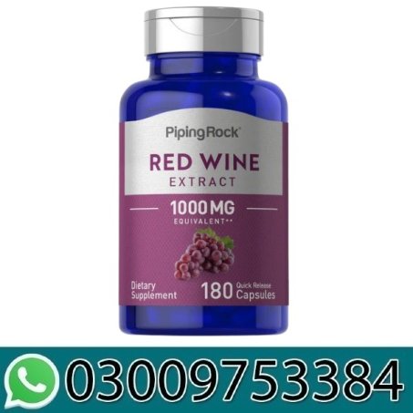 Piping Rock Red Wine Extract Capsules 1000mg In Pakistan