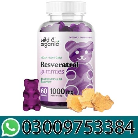 Wild & Organic Resveratrol Gummies 1000mg In Pakistan
