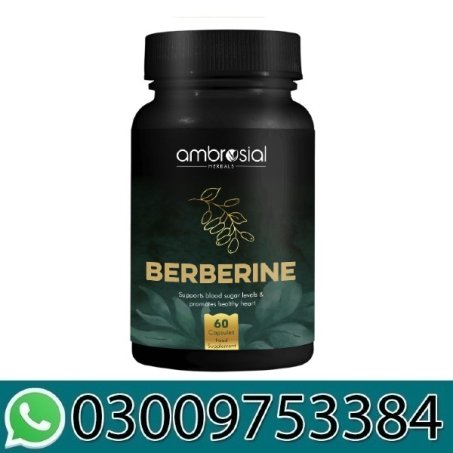 Ambrosial Berberine Hcl 500Mg 60 Capsules In Pakistan