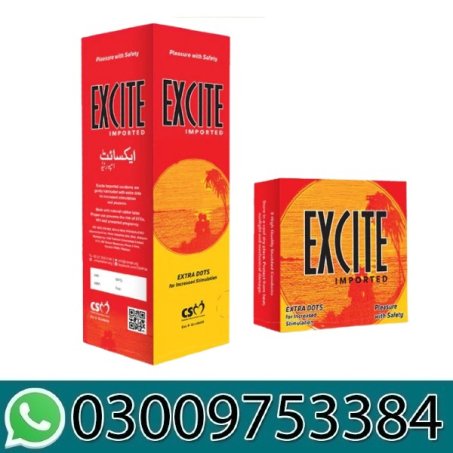 Excite Extra Dotted Imported Condoms In Pakistan