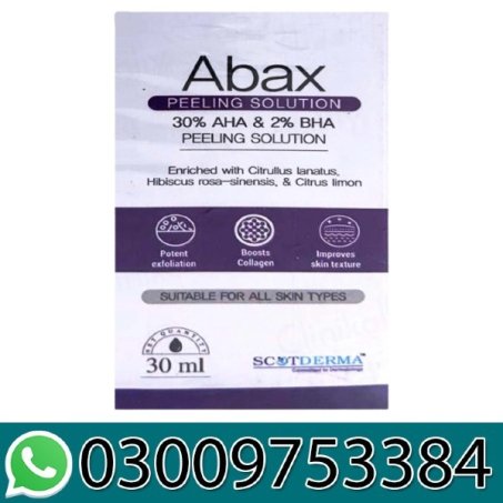 Abax 30% AHA & 2% BHA Peeling Solution in Pakistan