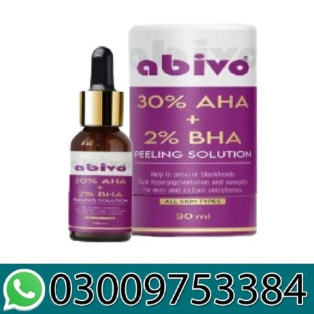 Abivo 30% AHA + 2% BHA Peeling Solution in Pakistan