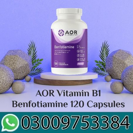 AOR Vitamin B1 Benfotiamine 120 Capsules In Pakistan