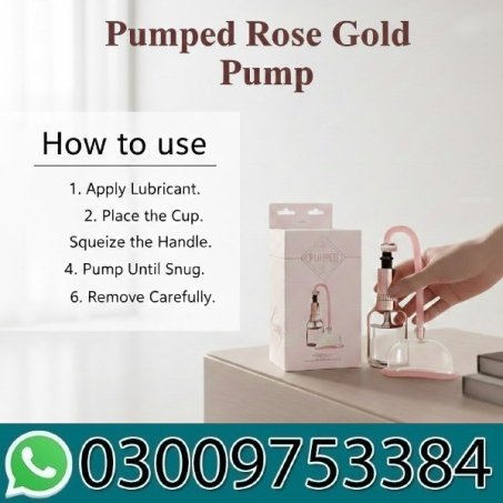 Pumped Rose Gold Pussy Pump In Pakistan