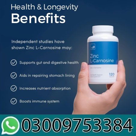 Vp Vitality Pro Zinc L-Carnosine 37Mg Capsule In Pakistan