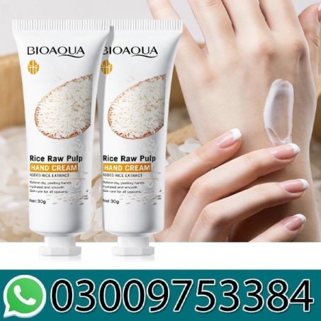 BIOAQUA Rice Raw Pulp Hand Cream Price In Pakistan