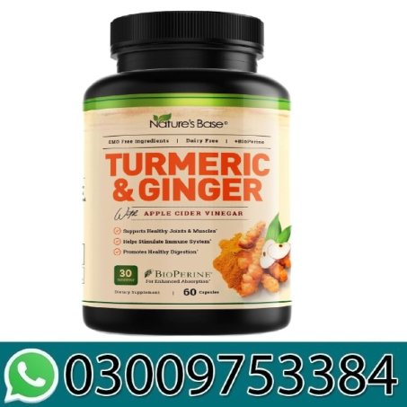 Nature's Base Turmeric Ginger Apple Cider Vinegar In Pakistan