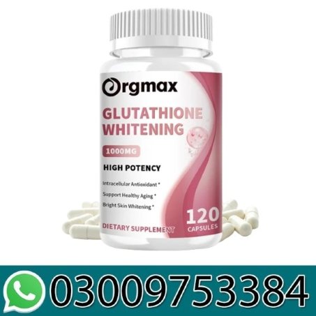 Orgmax Glutathione Whitening Capsule 1000mg In Pakistan