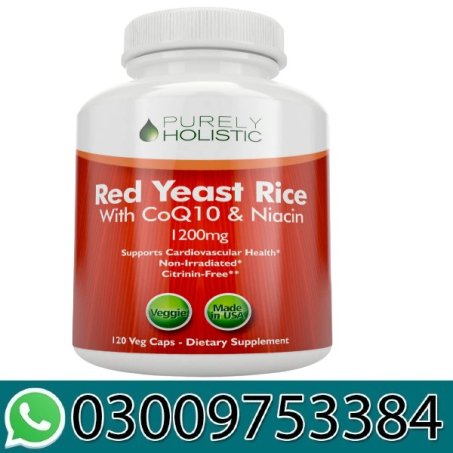 Red Yeast Rice 1200mg with CoQ10 Supplement in Pakistan
