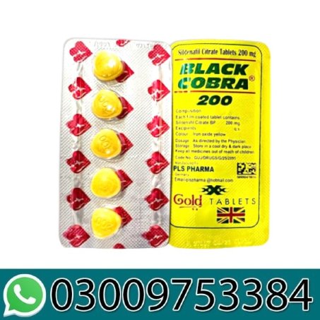 Black Cobra 200mg Tablets in Pakistan