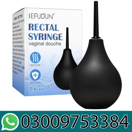 Enema Bulb Douche Enema Kit For Women & Men with 3 Nozzles In Pakistan