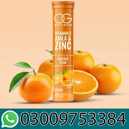 Orange Flavour Immunity Booster Effervescent Tablets In Pakistan
