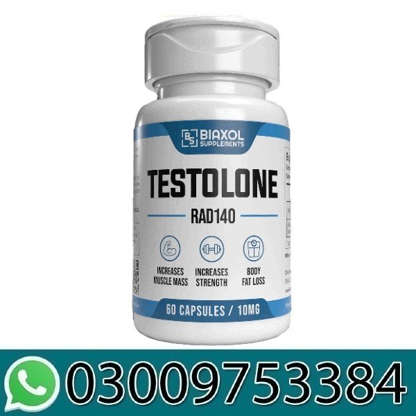 Testolone RAD140 10mg 60 Capsule Biaxol Supplement